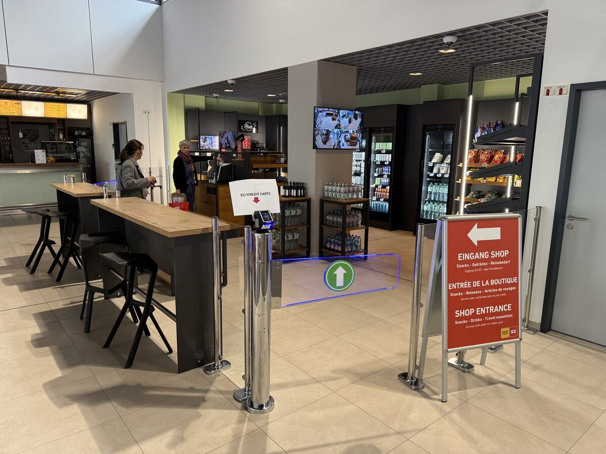 24/7-Micromarket am Flughafen Saarbrücken